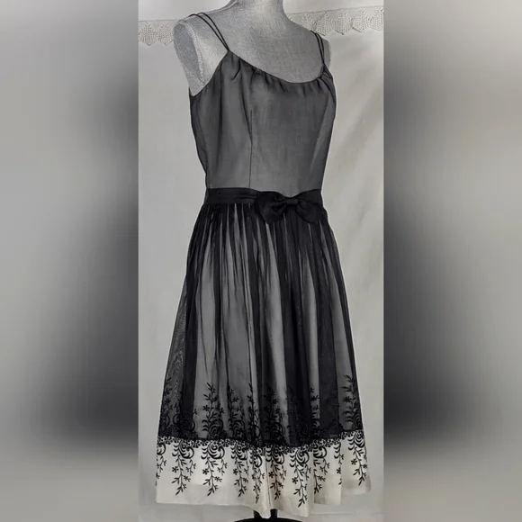 Adrianna Silk Cocktail Dress - Picture 2 of 9